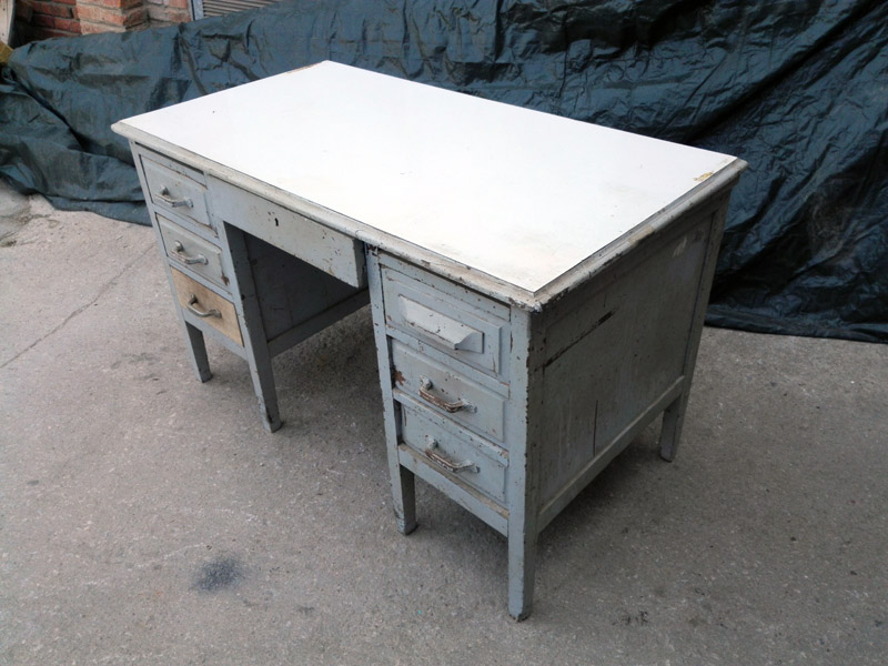 mesa madera oficina taller ambientada 80.5x129.5x69 1u